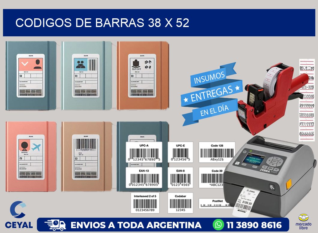 codigos de barras 38 x 52