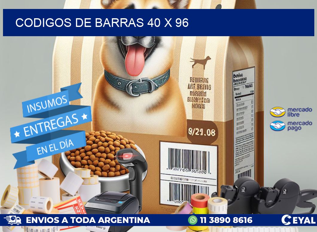 codigos de barras 40 x 96