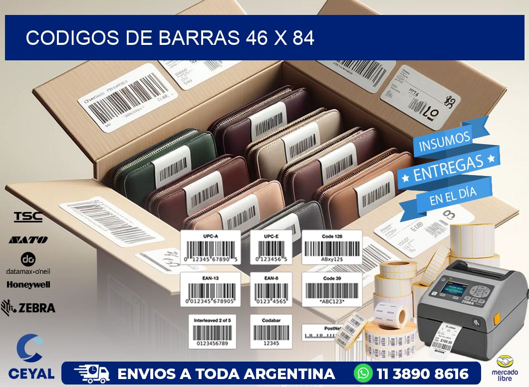 codigos de barras 46 x 84