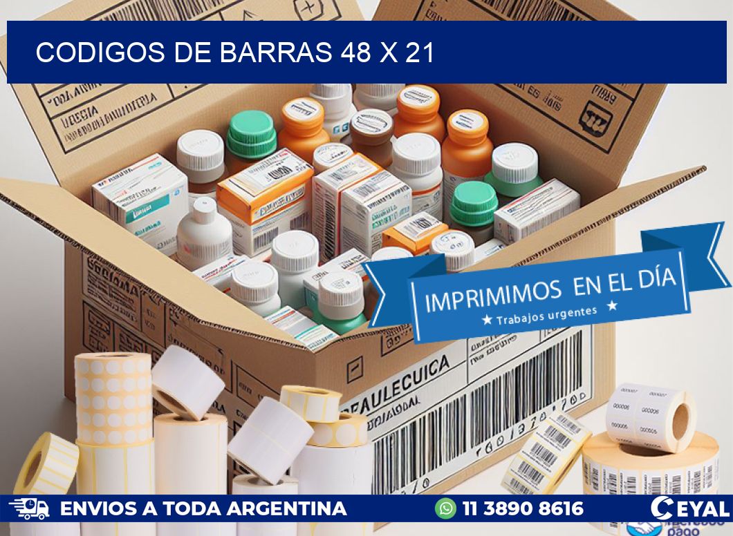 codigos de barras 48 x 21