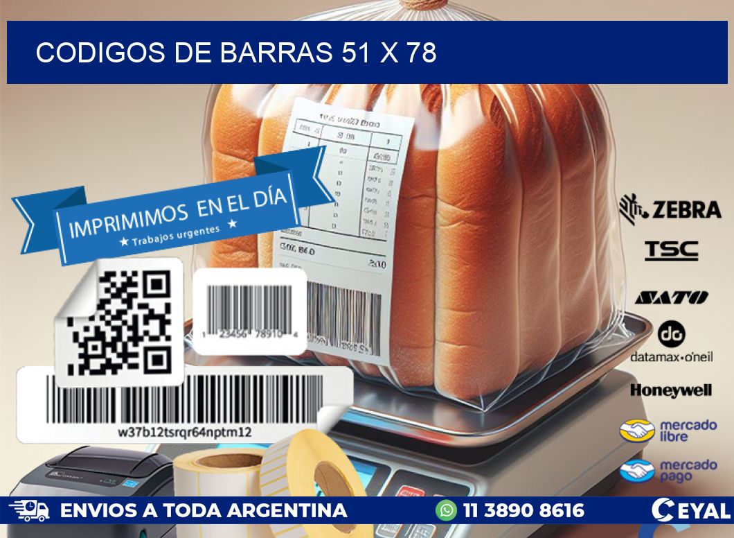 codigos de barras 51 x 78