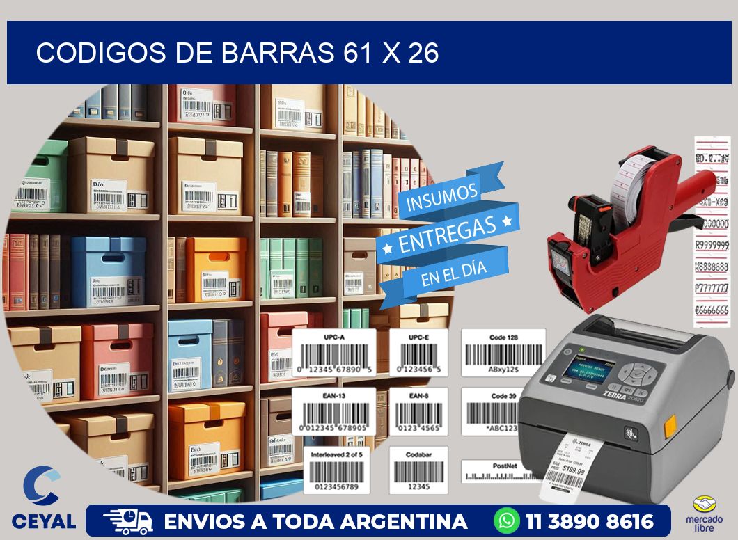 codigos de barras 61 x 26