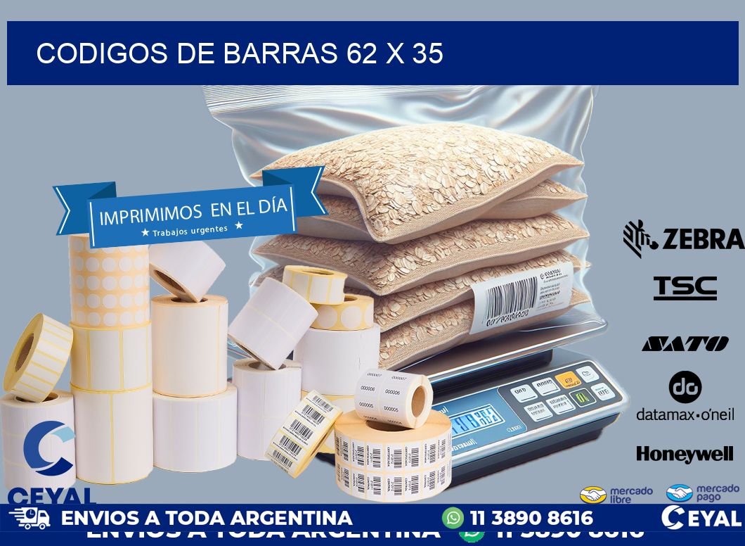 codigos de barras 62 x 35