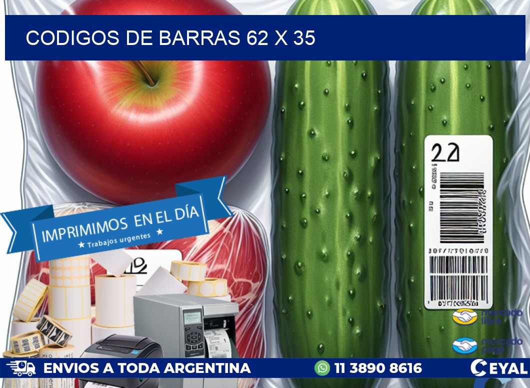 codigos de barras 62 x 35