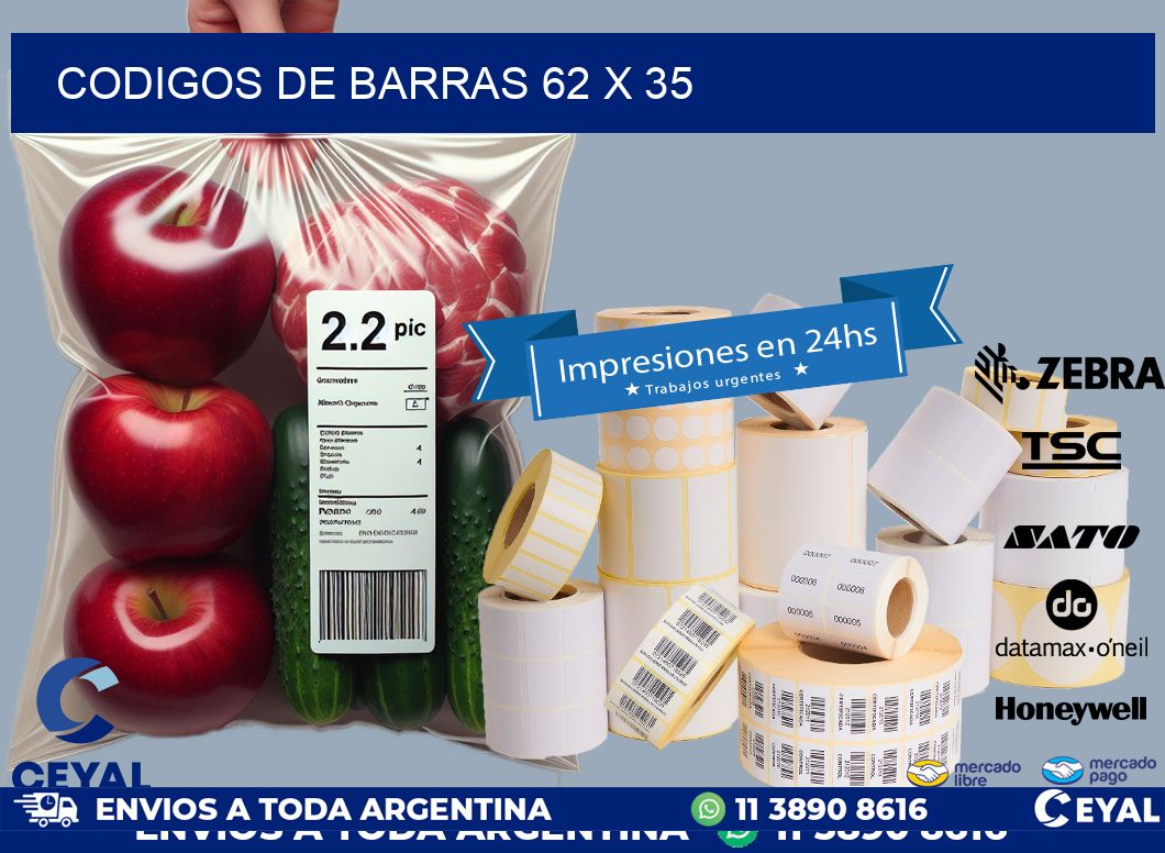 codigos de barras 62 x 35