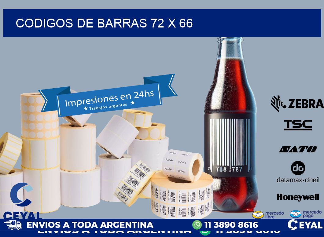 codigos de barras 72 x 66