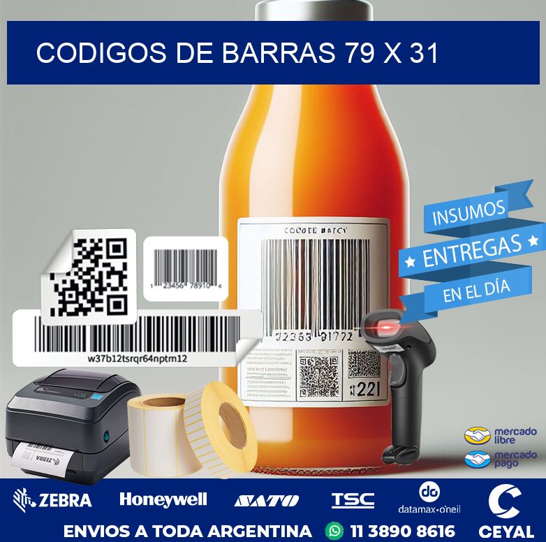 codigos de barras 79 x 31