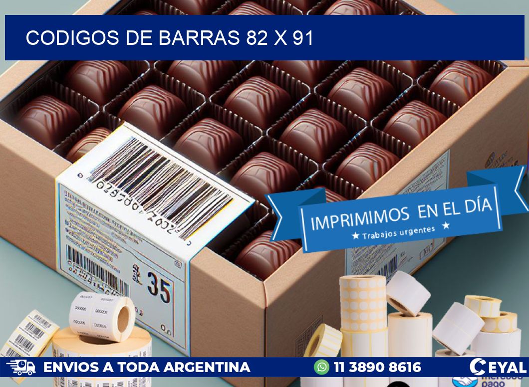 codigos de barras 82 x 91