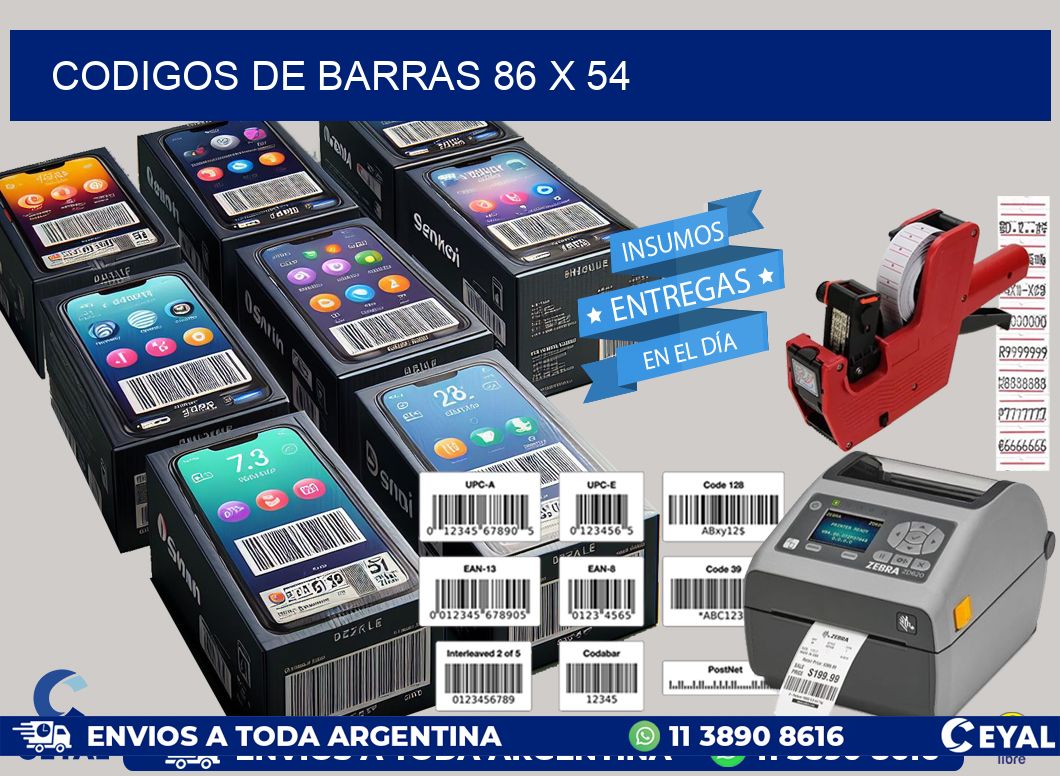 codigos de barras 86 x 54