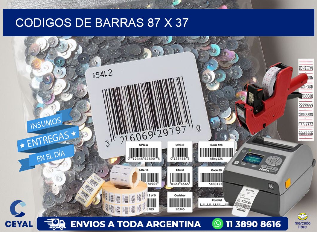 codigos de barras 87 x 37