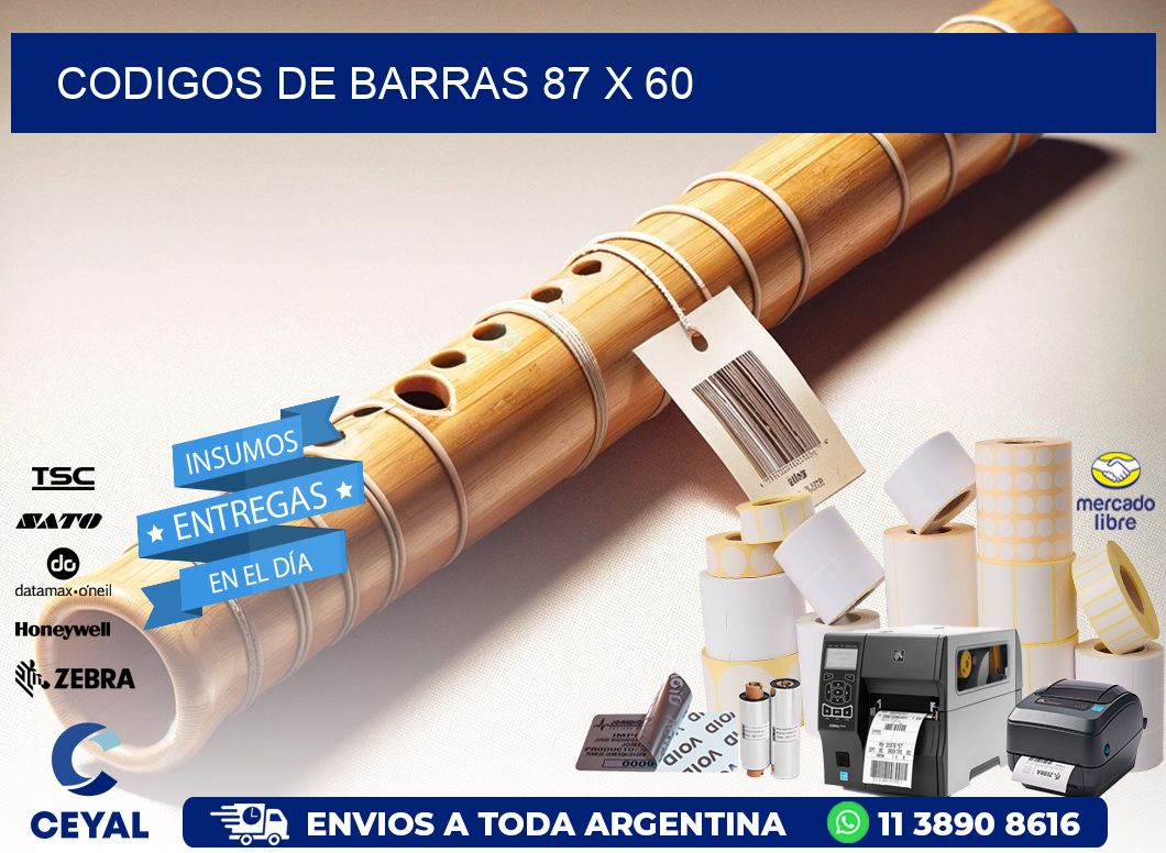 codigos de barras 87 x 60