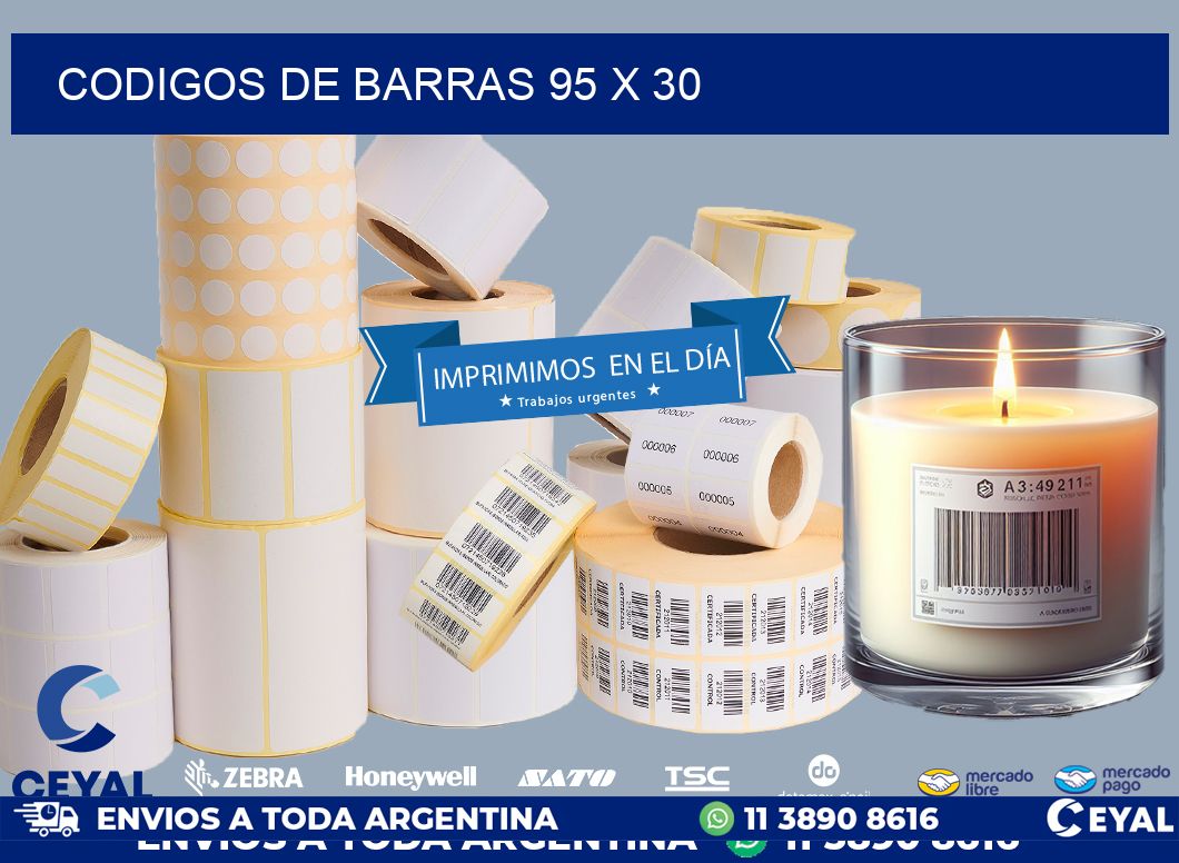 codigos de barras 95 x 30