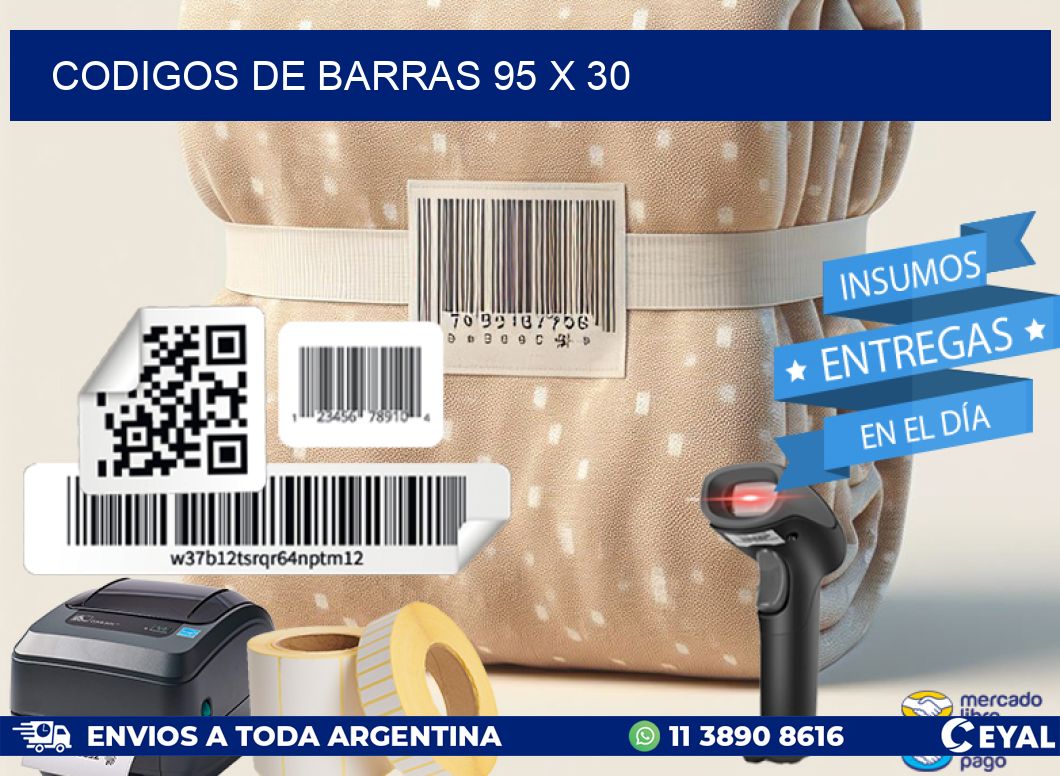 codigos de barras 95 x 30