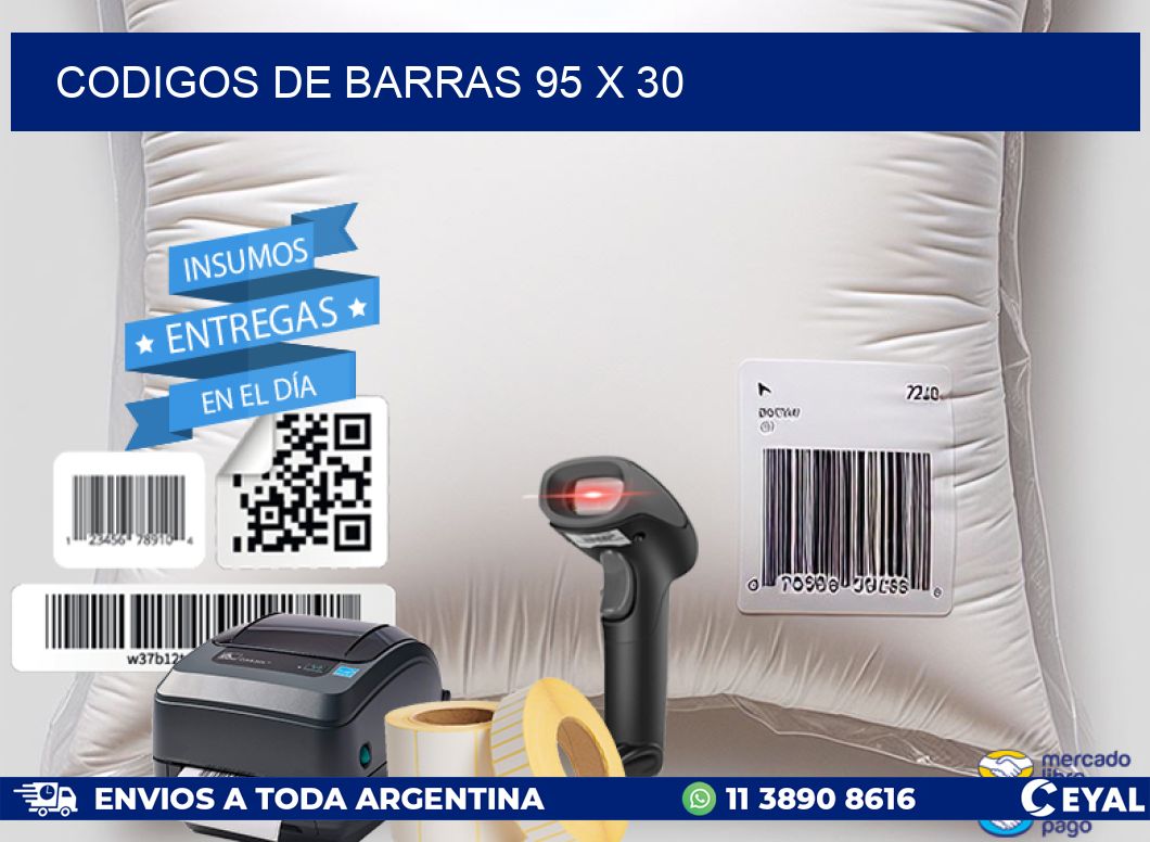 codigos de barras 95 x 30