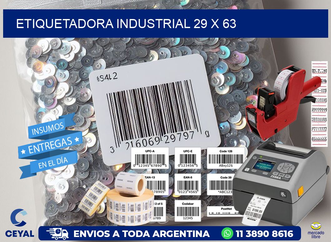 etiquetadora industrial 29 x 63