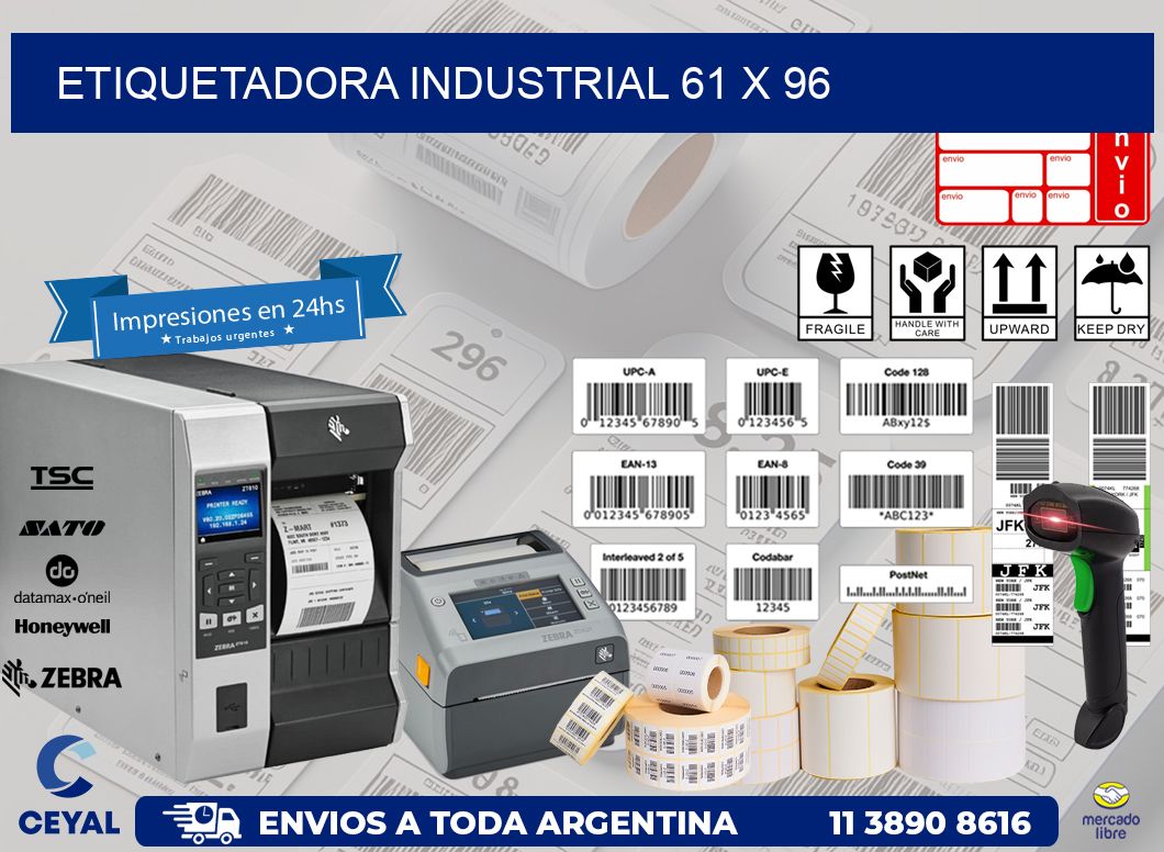 etiquetadora industrial 61 x 96
