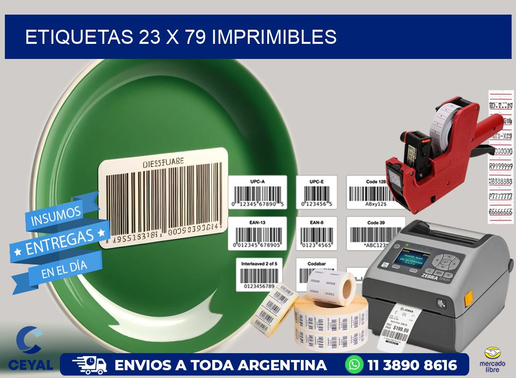ETIQUETAS 23 x 79 IMPRIMIBLES