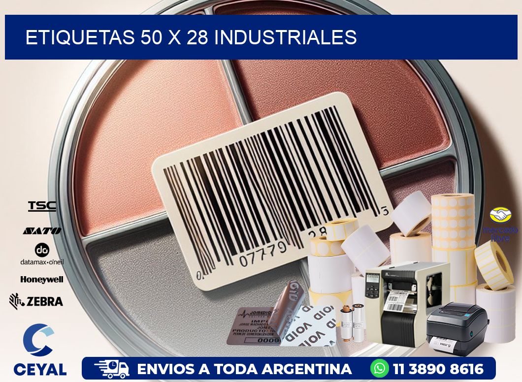 ETIQUETAS 50 x 28 INDUSTRIALES