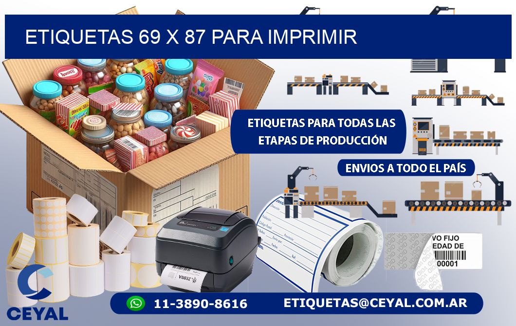 ETIQUETAS 69 x 87 PARA IMPRIMIR