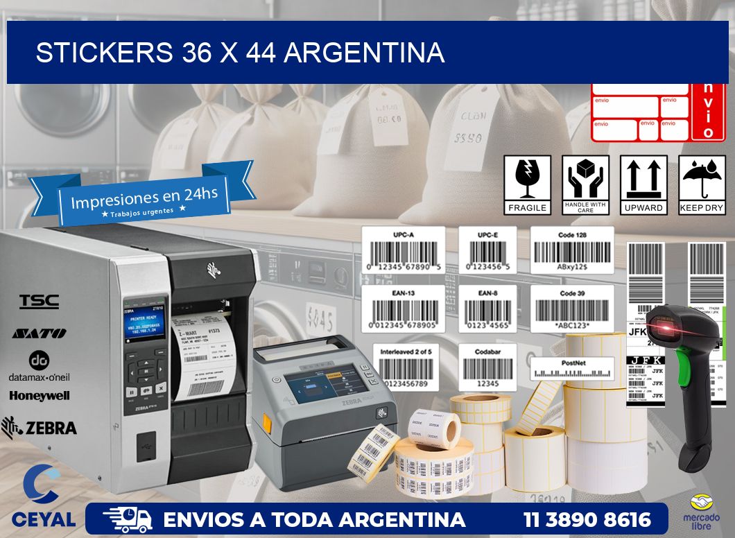 STICKERS 36 x 44 ARGENTINA
