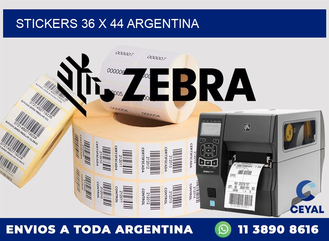 STICKERS 36 x 44 ARGENTINA