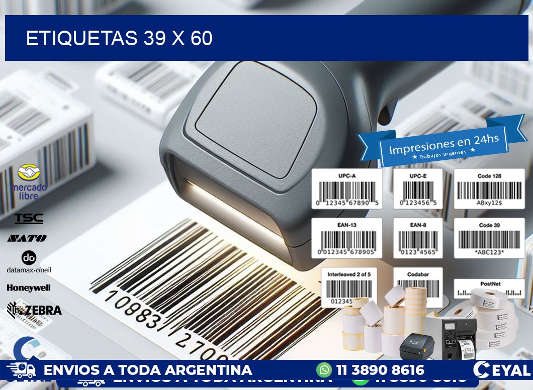 etiquetas 39 x 60