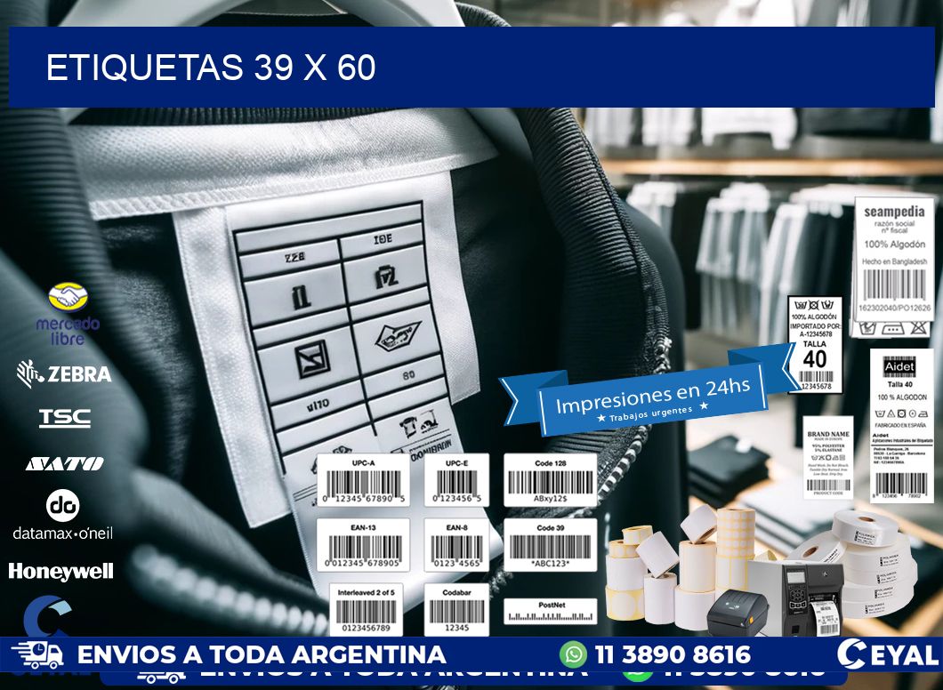 etiquetas 39 x 60