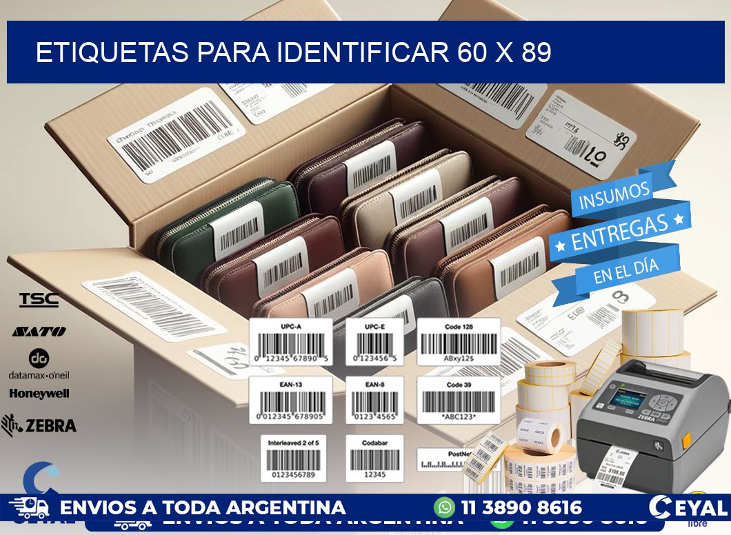 etiquetas para identificar 60 x 89