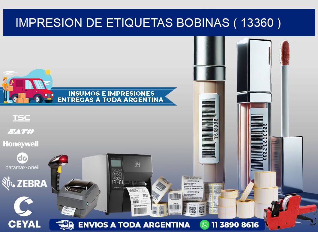 impresion de etiquetas bobinas ( 13360 )
