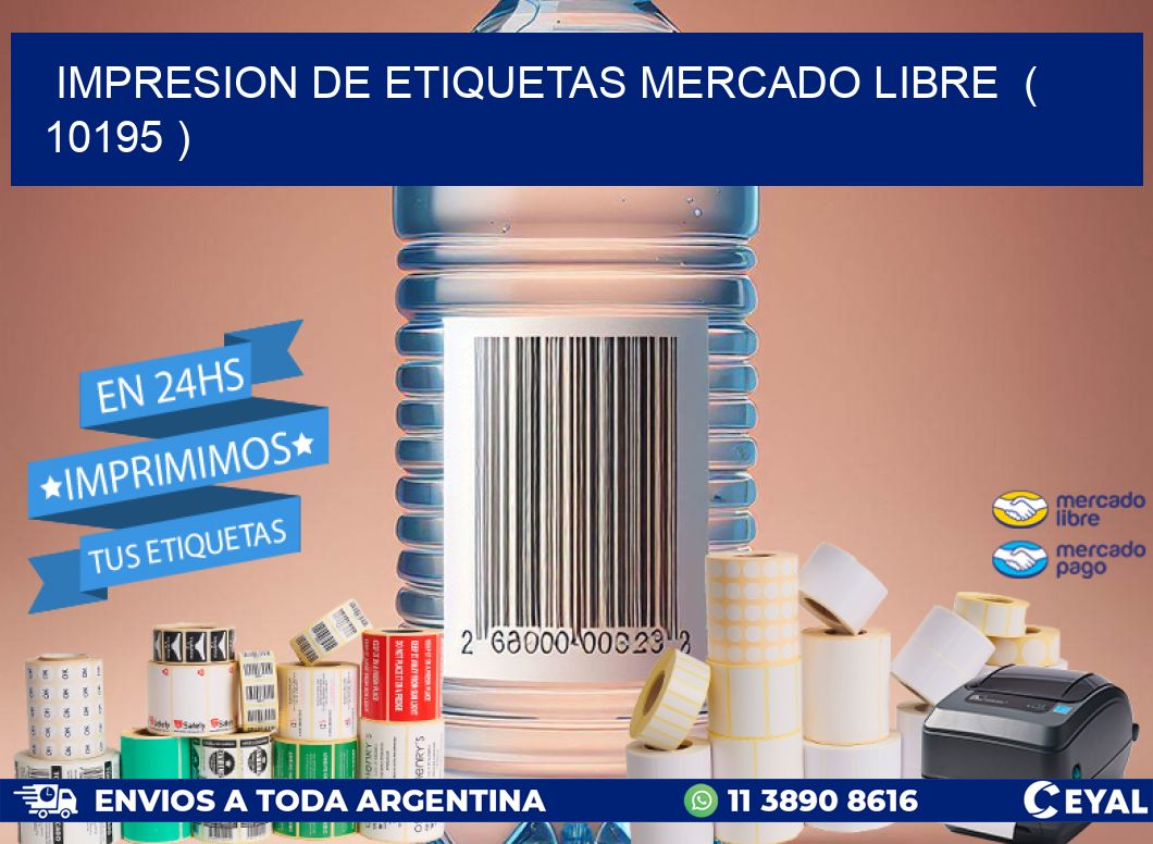 impresion de etiquetas mercado libre  ( 10195 )