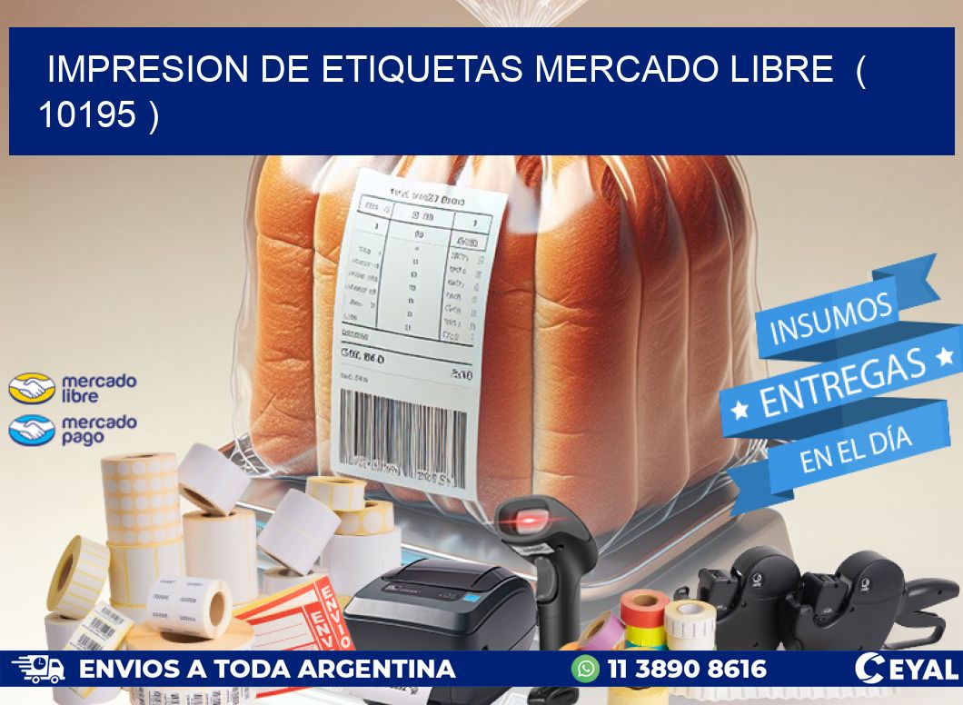 impresion de etiquetas mercado libre  ( 10195 )