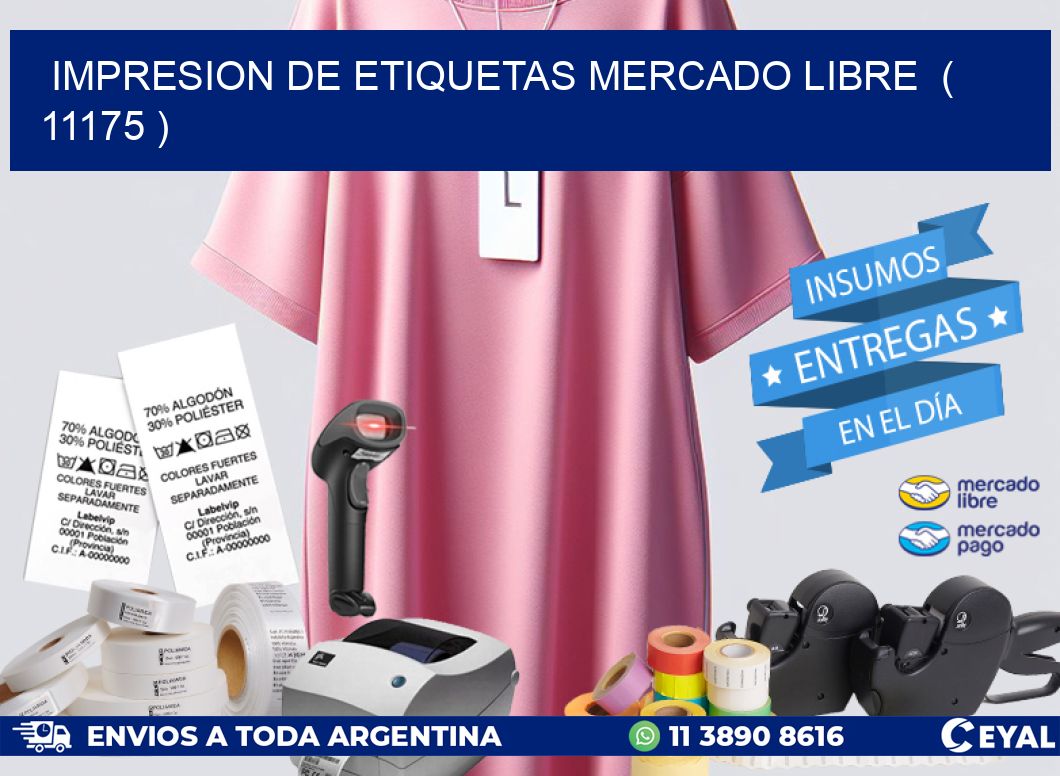impresion de etiquetas mercado libre  ( 11175 )