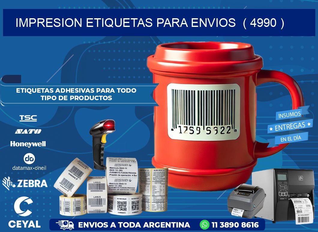impresion etiquetas para envios  ( 4990 )