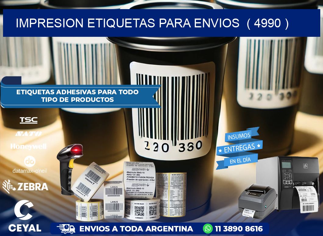 impresion etiquetas para envios  ( 4990 )