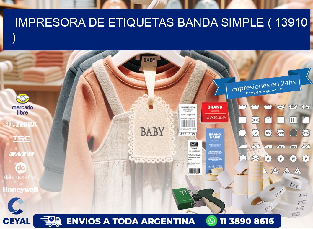 impresora de etiquetas banda simple ( 13910 )