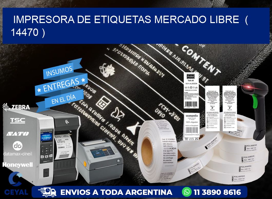 impresora de etiquetas mercado libre  ( 14470 )