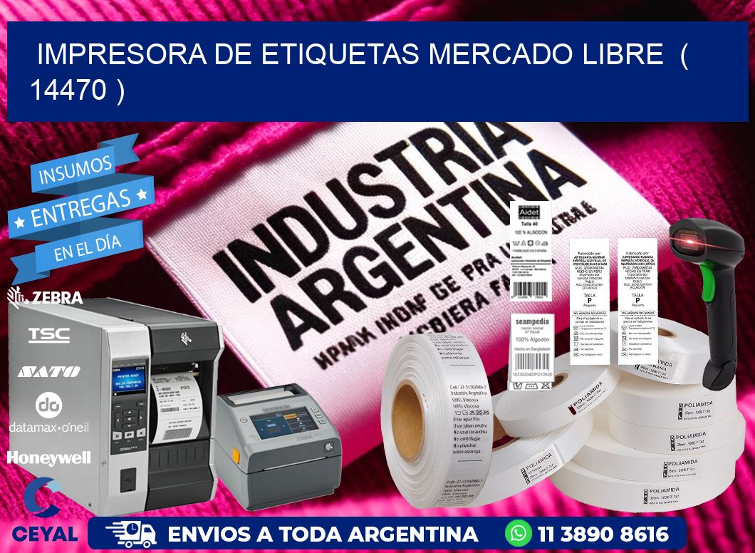 impresora de etiquetas mercado libre  ( 14470 )