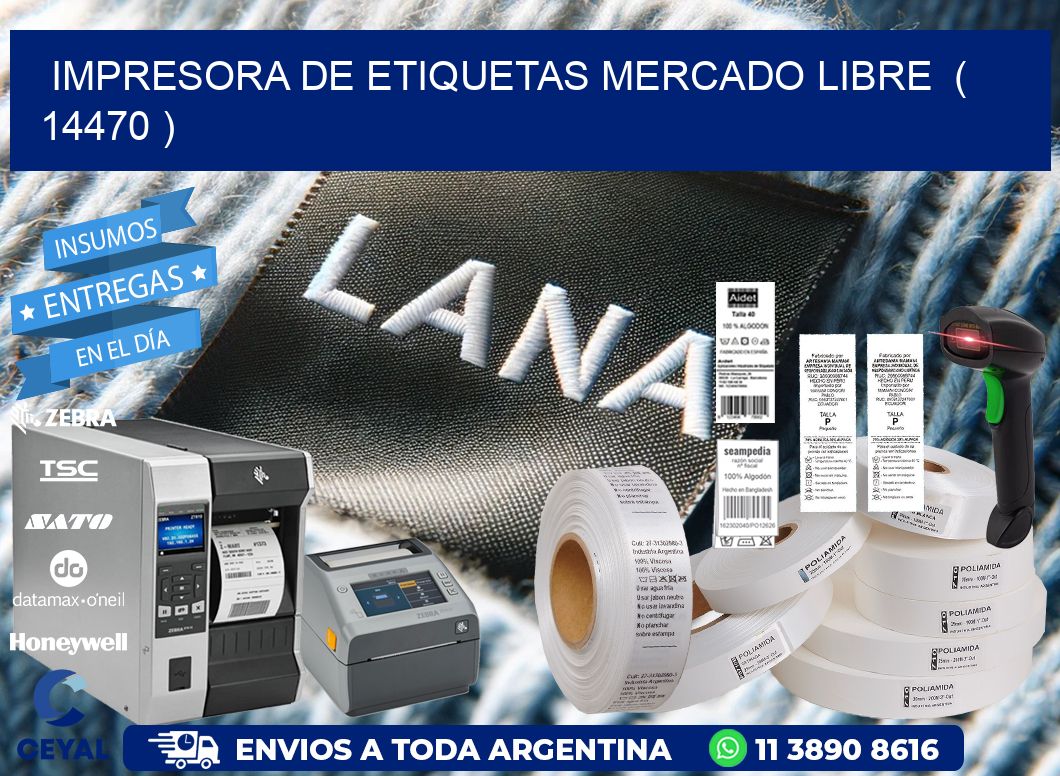 impresora de etiquetas mercado libre  ( 14470 )
