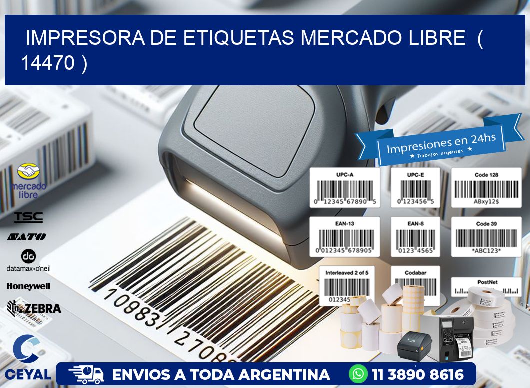 impresora de etiquetas mercado libre  ( 14470 )