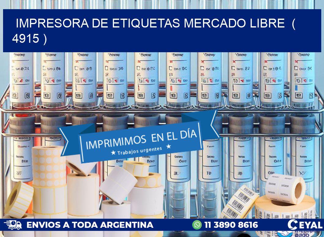impresora de etiquetas mercado libre  ( 4915 )