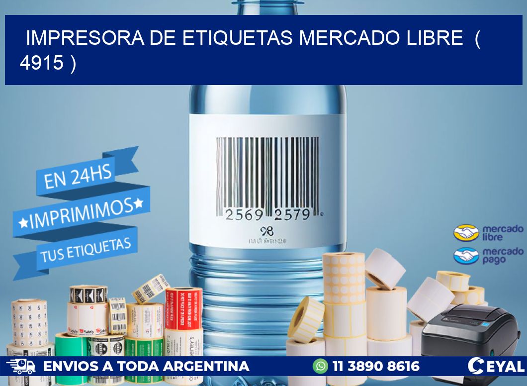impresora de etiquetas mercado libre  ( 4915 )