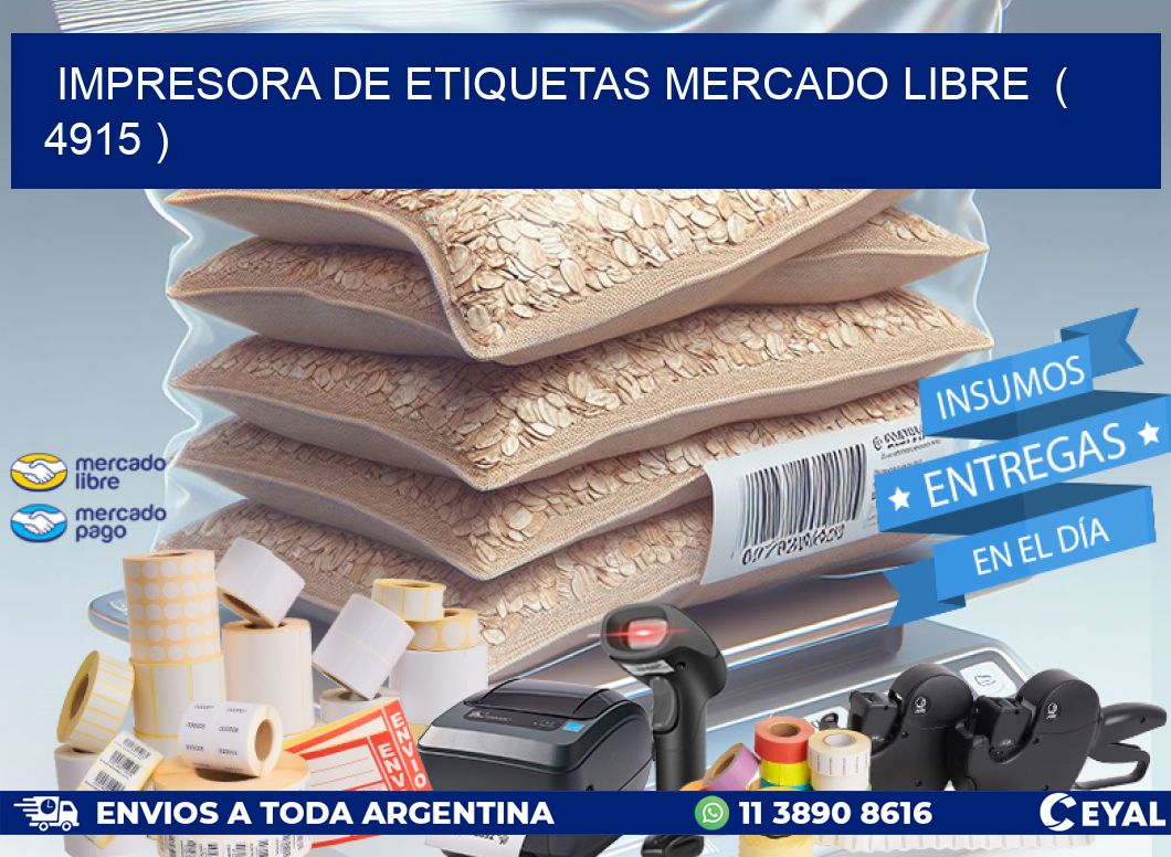 impresora de etiquetas mercado libre  ( 4915 )