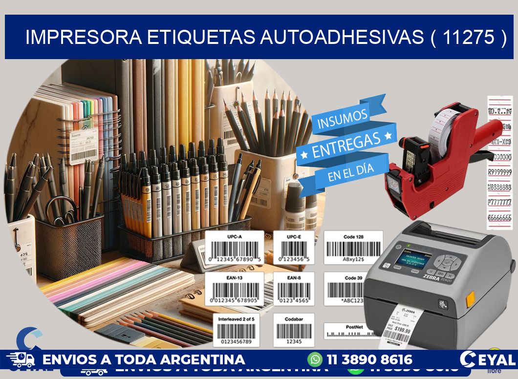 impresora etiquetas autoadhesivas ( 11275 )
