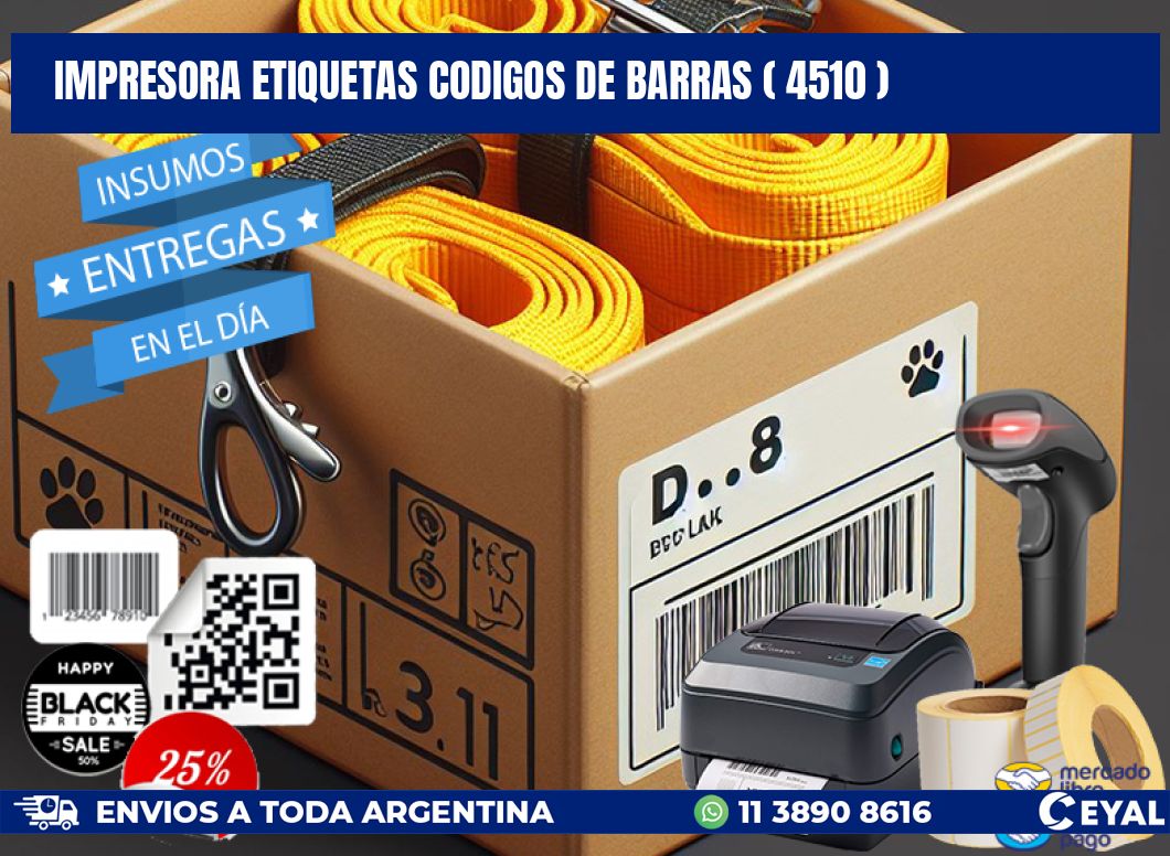 impresora etiquetas codigos de barras ( 4510 )