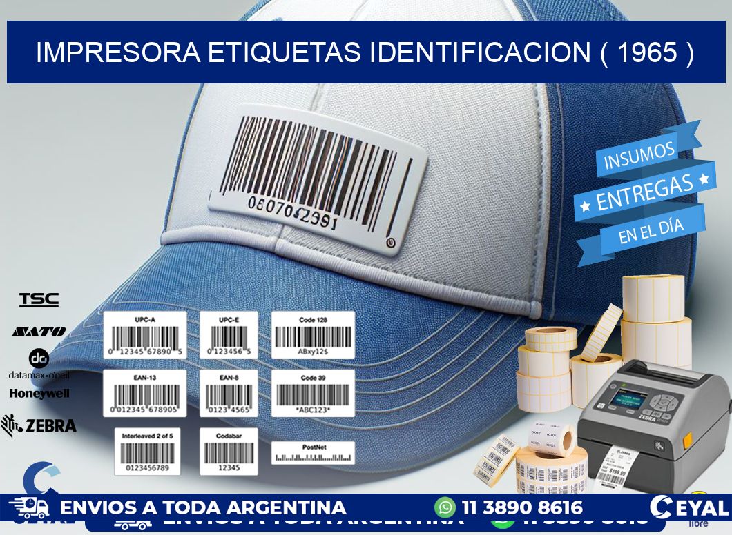 impresora etiquetas identificacion ( 1965 )