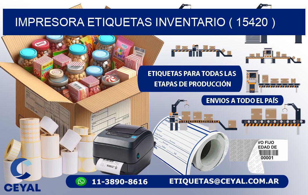impresora etiquetas inventario ( 15420 )