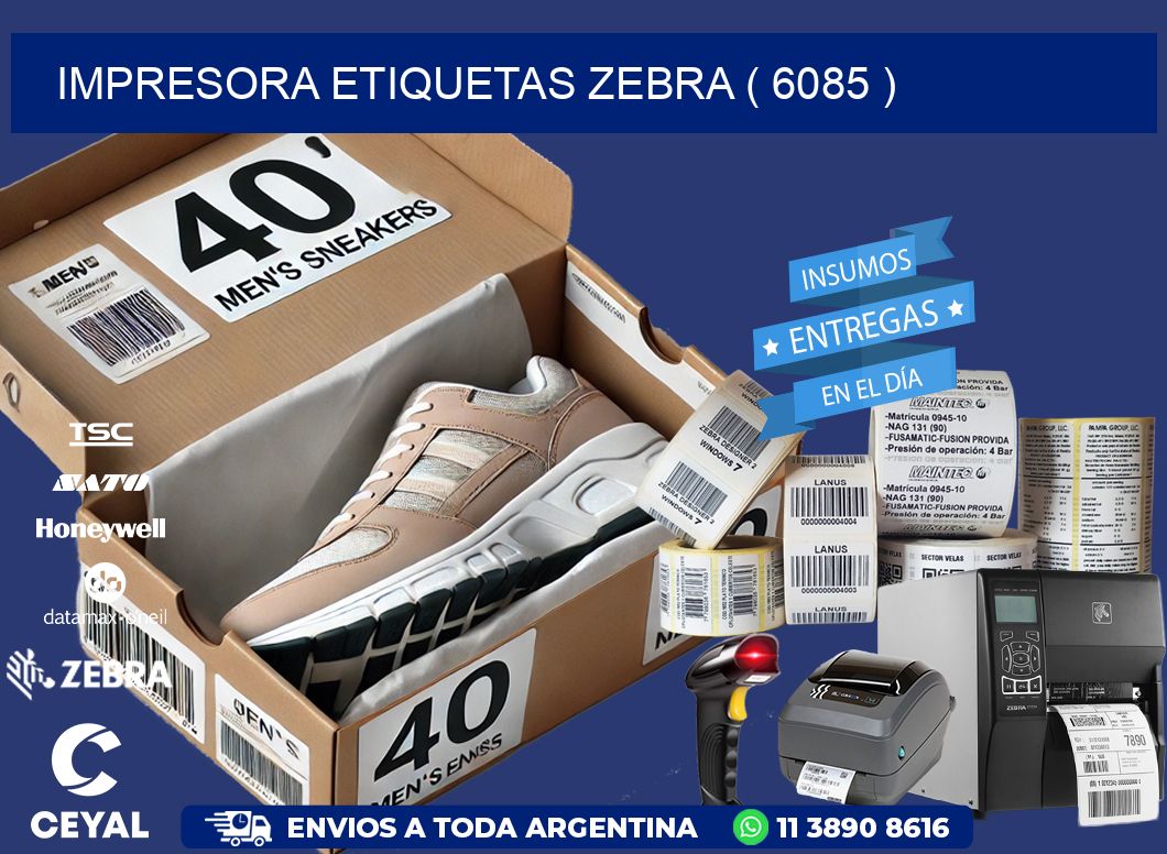 impresora etiquetas zebra ( 6085 )