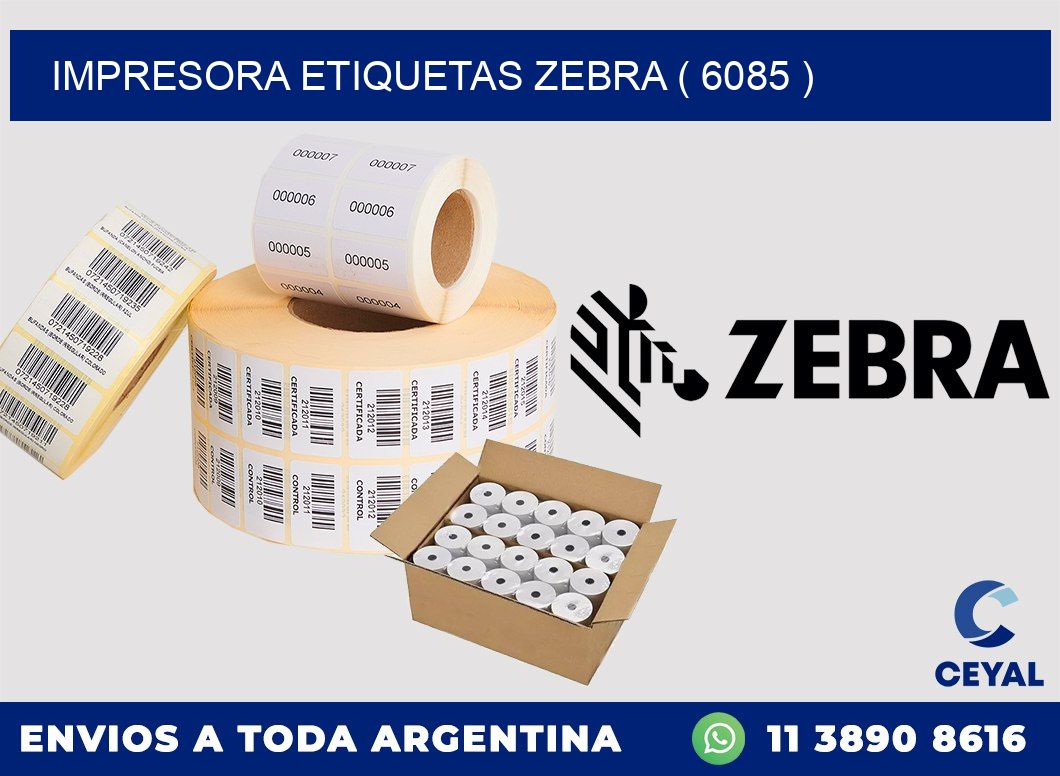 impresora etiquetas zebra ( 6085 )