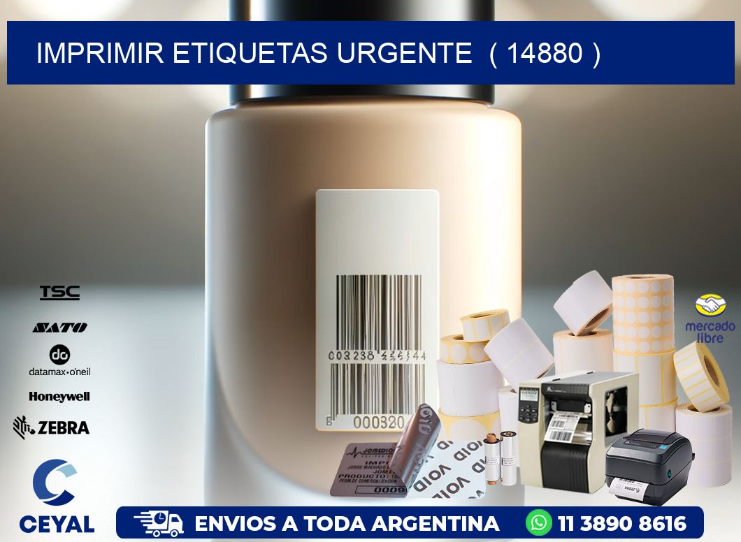 imprimir etiquetas urgente  ( 14880 )
