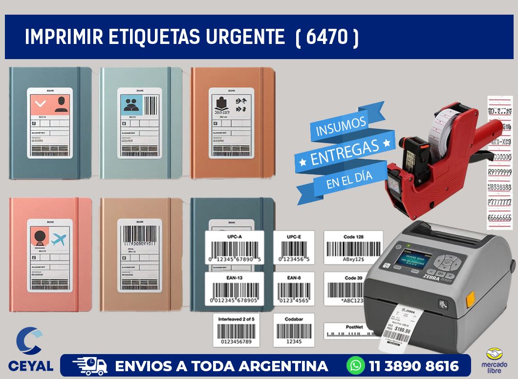 imprimir etiquetas urgente  ( 6470 )